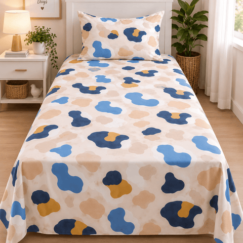 Stylish Printed Design Kids Bedsheet - The Linen House