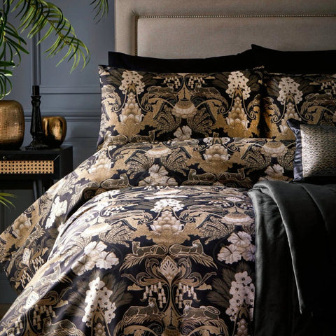 Suburban Jungle Printed Duvet Set - The Linen House