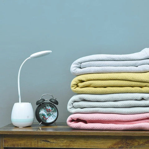 Summer Cotton Thermal Blanket Throws - The Linen House
