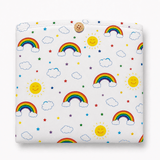 Sunshine Rainbow Diaper Changing Sheet - The Linen House
