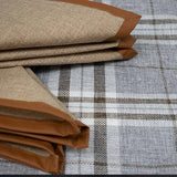 Table Mats And Napkins ( leather work) - The Linen House