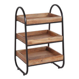 Tall 3 - Tier Tray Top End Table - The Linen House