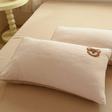 Teddy Bear Embroidery Duvet Cover Set, - The Linen House