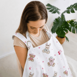 Teddy Bunny Love Nursing Apron - The Linen House