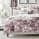 Timeless Pastoral Scene Printed Bedding Duvet Set - The Linen House