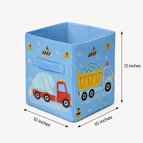 Tiny Builder Toy Basket - The Linen House