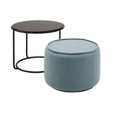 Tom Pouf & Side Table - The Linen House