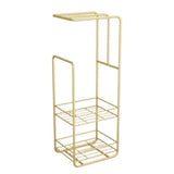 Towel Stand With Storage Shelf For Bathroom - The Linen House
