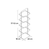 Tower 5 Pair Shoe Rack - The Linen House