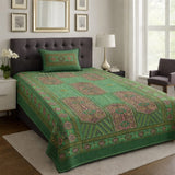 Traditional Pattern Bed Sheet/Multani - The Linen House