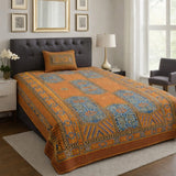 Traditional Pattern Bed Sheet/Multani - The Linen House