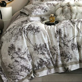 Tree Garden Printed Duvet Set – Luxury Bedding - The Linen House