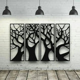 Tree Metal Wall Art Decor - The Linen House