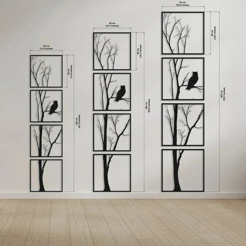 Tree of Life Decor, Owl Tree Of Life Metal Wall Art Decor