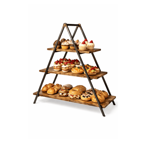 Triangle 3 Tier Shelves - The Linen House