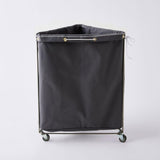Triangle Canvas Elevated Laundry Basket - The Linen House