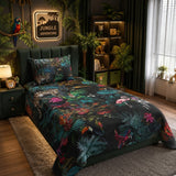 Tropical Jungle Animal Print Kids Bedsheet - The Linen House