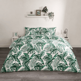 Tropical Leaf Duvet Cover Set - The Linen House