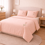 Tulip Embroidered Bedding Set - The Linen House
