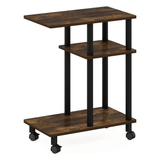 U - Shaped Side Table with Casters - The Linen House