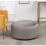 Upholstered Storage Ottoman - The Linen House