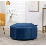 Upholstered Storage Ottoman - The Linen House