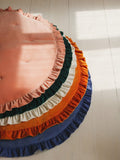 Velvet Baby Rug with Frill - The Linen House