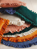 Velvet Baby Rug with Frill - The Linen House