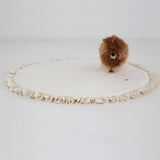 Velvet Baby Rug with Frill - The Linen House
