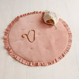 Velvet Baby Rug with Frill - The Linen House
