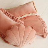 Velvet Baby Rug with Frill - The Linen House