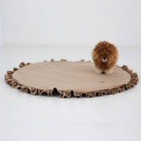 Velvet Baby Rug with Frill - The Linen House
