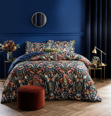 Velvet Enchanted Forest Bedsheet – Elegant Nature - Inspired Luxury - The Linen House
