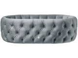Velvet Tufted Bassinet - The Linen House