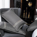 Vertical Ribbon & Lace Duvet Set - The Linen House