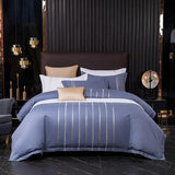 Vertical Ribbon & Lace Duvet Set - The Linen House