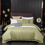 Vertical Ribbon & Lace Duvet Set - The Linen House