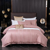 Vertical Ribbon & Lace Duvet Set - The Linen House