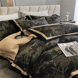 Vintage Chic Printed Bedding Duvet Set – Elegant, Soft & Timeless Comfort - The Linen House