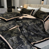 Vintage Chic Printed Bedding Duvet Set – Elegant, Soft & Timeless Comfort - The Linen House