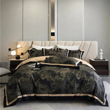 Vintage Chic Printed Bedding Duvet Set – Elegant, Soft & Timeless Comfort - The Linen House