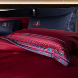 Vintage Embroidery Duvet Cover Set - The Linen House