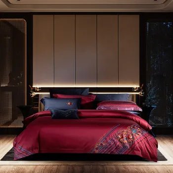 Vintage Embroidery Duvet Cover Set - The Linen House