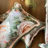 Vintage Rose Oil Printing Style Printed Duvet Set - The Linen House
