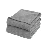 Waffle Cotton Thermal Blanket - The Linen House