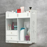 Wall Mounted Hanging shelf Cabinet - The Linen House