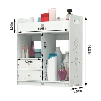 Wall Mounted Hanging shelf Cabinet - The Linen House