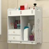 Wall Mounted Hanging shelf Cabinet - The Linen House