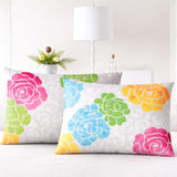 Watercolor Garden Pillow Cover (Pack of 2) - The Linen House