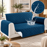 Waterproof Quilted Sofa Cover - The Linen House